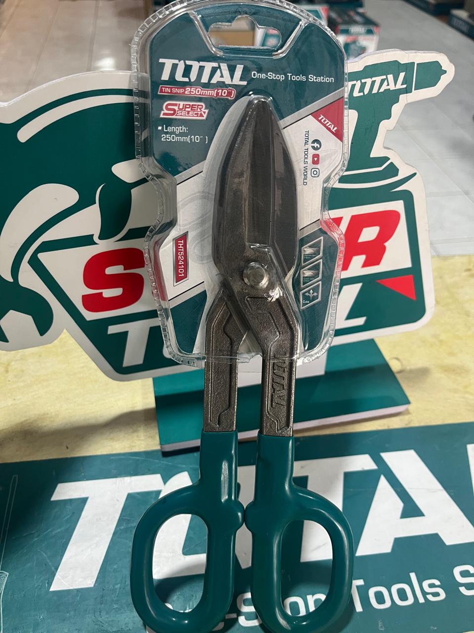 TIJERA HOJALATERA TOTAL 10 PULGADAS THT524101